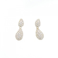 K18YG ダイヤモンド ピアス 1.56CT