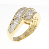 K18YG ダイヤモンド リング 1.87CT