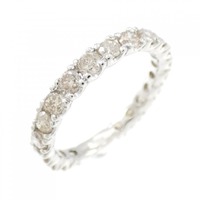 PT ハーフエタニティ ダイヤモンド リング 1.00CT