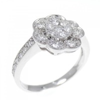 PT フラワー ダイヤモンド リング 0.64CT
