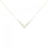 【リメイク】K18YG ダイヤモンド ネックレス 0.15CT