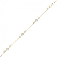 【新品】K18YG ダイヤモンド ブレスレット 0.30CT
