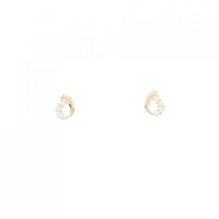 【リメイク】K18YG ダイヤモンド ピアス 0.08CT