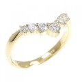 K18YG ダイヤモンド リング 0.27CT