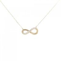 【リメイク】K18YG ダイヤモンド ネックレス 0.10CT