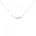 【リメイク】K18YG ダイヤモンド ネックレス 0.15CT