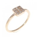 K18PG ダイヤモンド リング 0.10CT
