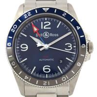 【新品】ベル&ロス BRV2-93GMT BLUE BRV293-BLU-ST/SST SS 自動巻