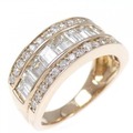 K18PG ダイヤモンド リング 1.67CT