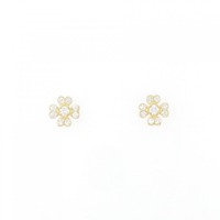 【リメイク】K18YG ダイヤモンド ピアス 0.30CT