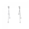 K18WG ダイヤモンド ピアス 0.50CT