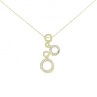 K18YG ダイヤモンド ネックレス 0.26CT