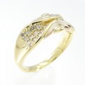 K18YG ダイヤモンド リング 0.30CT