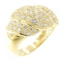 K18YG ダイヤモンド リング 0.80CT