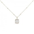 K18PG ダイヤモンド ネックレス 0.40CT