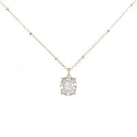 K18PG ダイヤモンド ネックレス 0.40CT