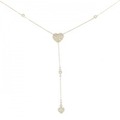 K18YG ハート ダイヤモンド ネックレス 0.55CT
