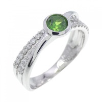 PT デマントイドガーネット リング 0.44CT