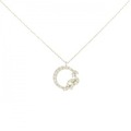 【リメイク】K18YG ダイヤモンド ネックレス 0.15CT