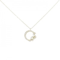 【リメイク】K18YG ダイヤモンド ネックレス 0.15CT