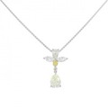PT ダイヤモンド ネックレス 1.115CT VLY VS2 ペアシェイプ