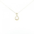 【リメイク】K18YG ダイヤモンド ネックレス 0.06CT
