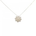【新品】K18YG フラワー ダイヤモンド ネックレス 0.50CT