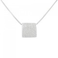 K18WG ダイヤモンド ネックレス 1.39CT