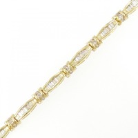 K18YG ダイヤモンド ブレスレット 3.10CT