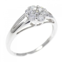 PT フラワー ダイヤモンド リング 0.318CT