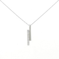 【リメイク】PT ダイヤモンド ネックレス 0.05CT