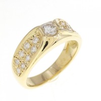 K18YG ダイヤモンド リング 0.21CT