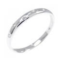 K18WG ダイヤモンド リング 0.20CT