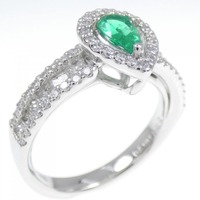 PT エメラルド リング 0.27CT
