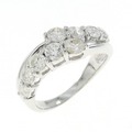 K18WG ダイヤモンド リング 1.00CT
