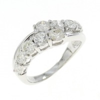 K18WG ダイヤモンド リング 1.00CT