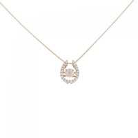 K18PG ダイヤモンド ネックレス 0.222CT H SI1 3EXT