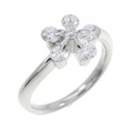 PT フラワー ダイヤモンド リング 0.51CT