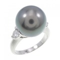 PT 黒蝶パール リング 12.2mm