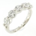 【リメイク】PT ダイヤモンド リング 1.110CT E-F SI1 3EXT-EXT H&C