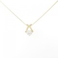【新品】K18YG ダイヤモンド ネックレス 0.53CT D SI2 3EXT