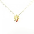 K18YG サファイヤ ネックレス 0.89CT
