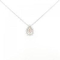 PT/K18PG ピンクダイヤモンド ネックレス 0.06CT
