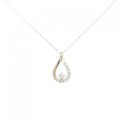 【リメイク】K18YG ダイヤモンド ネックレス 0.15CT
