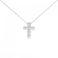 PT クロス ダイヤモンド ネックレス 0.16CT