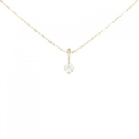 K18PG ソリティア ダイヤモンド ネックレス 0.20CT