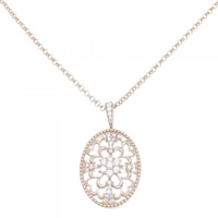 K18PG ダイヤモンド ネックレス 0.88CT