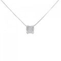 K18WG ダイヤモンド ネックレス 0.15CT