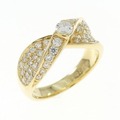 K18YG ダイヤモンド リング 0.13CT