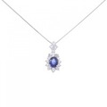 PT サファイヤ ネックレス 0.89CT